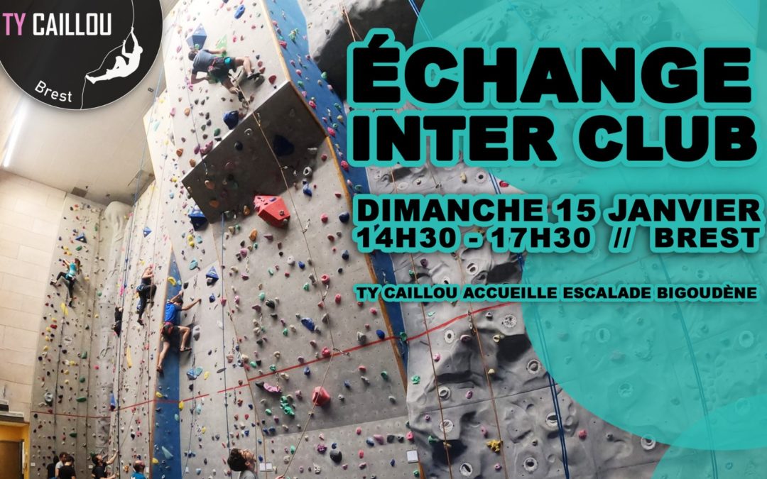 Echange INTERCLUB avec Escalade Bigoudène