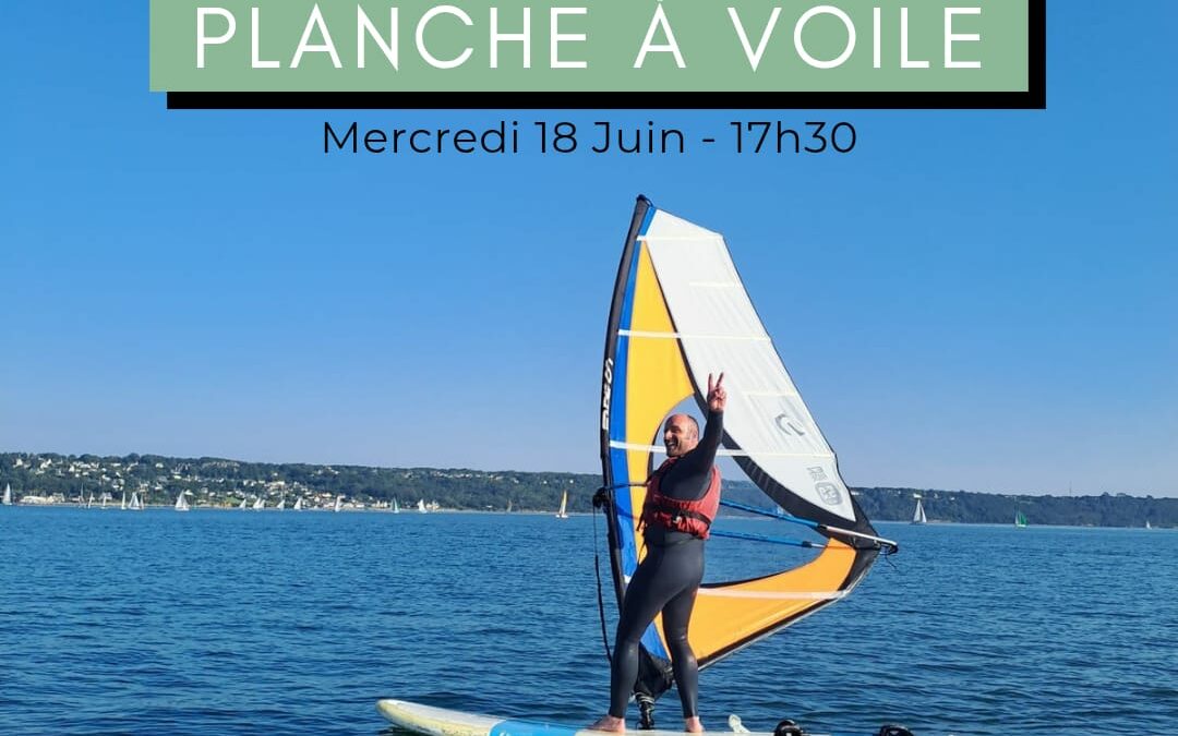 Séance planche à voile