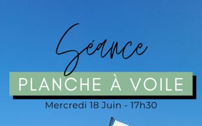 Séance planche à voile